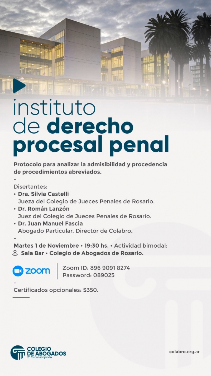 PROTOCOLO PARA ANALIZAR LA ADMISIBILIDAD Y PROCEDENCIA DE PROCEDIMIENTOS ABREVIADOS - 01/11/2022